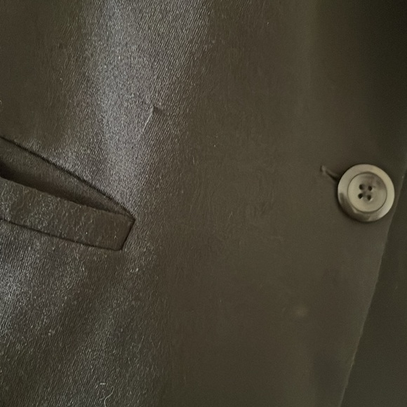 Discontinued Ricki’s 3/4 ruched sleeve blazer black - Picture 7 of 9